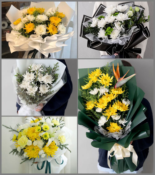 新疆乌鲁木齐市水磨沟区南湖南路街道白事花束代送